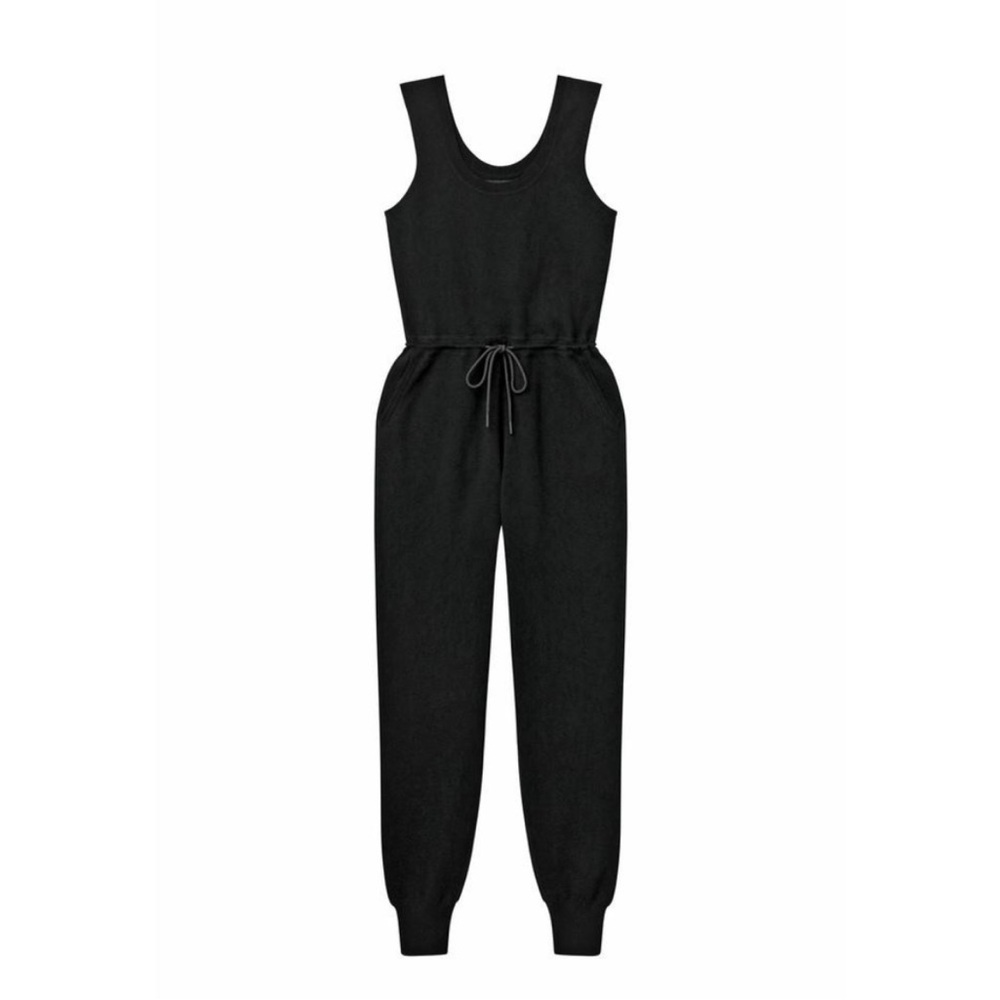 NAADAM Lounge Jumpsuit in Black Size Small
